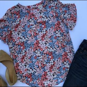 Loft Floral Blouse